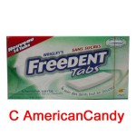 Wrigley's Freedent Tabs Menthe Verte